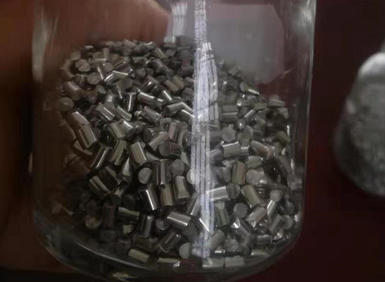 400 - 600HV कास्ट मेटल अलॉय स्टेनलेस स्टील कट वायर शॉट ब्राइट सरफेस